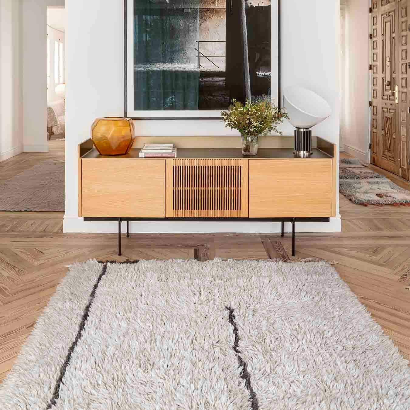 Sandstone Lorena Canals Woolable Rug Autumn Breeze 5' 7 x 7' 11 Natural Almond Frost Base: Recycled Cotton Pile: 100% Wool Sandstone Lorena Canals Woolable Rug Autumn Breeze 5' 7 x 7' 11 Natural Almond Frost Base: Recycled Cotton Pile: 100% Wool